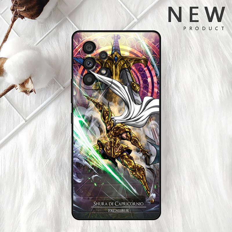 Saint Seiya Anime Case For Samsung Galaxy A54 A52 A14 5G A53 A12 A13 A71 A23 A34 A33 A21s Phone Cover