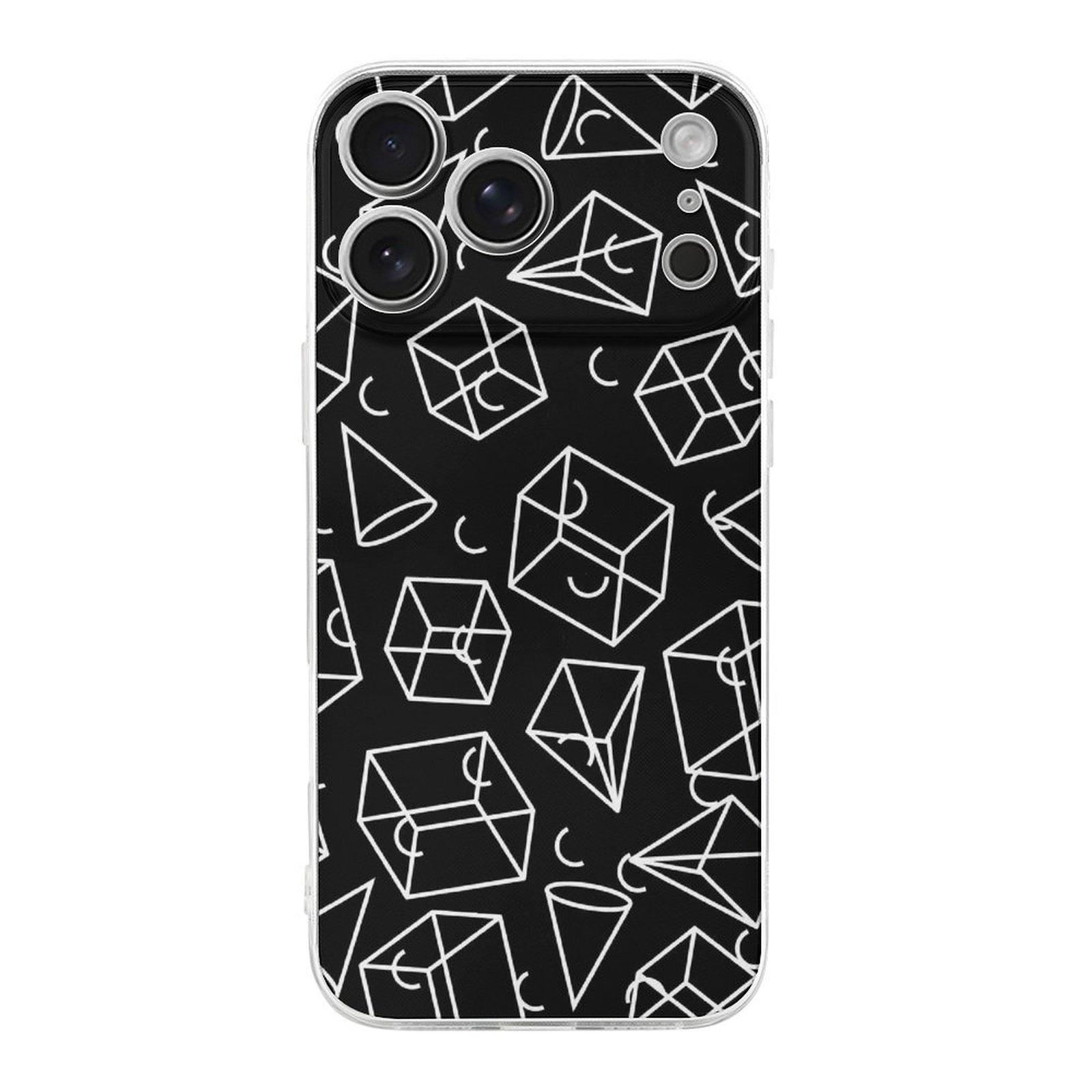 

1 Pack For iPhone 17 Series TPU Phone Case Transparent Lightweight Full-Edge Design, Daily Protection IPHONE-17ProMax белый