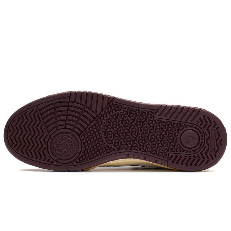 Li Ning Slip Resistant, Abrasion Resistant, Lightweight Low top Skateboard Shoes Men's Truffle Red AGCS251-3