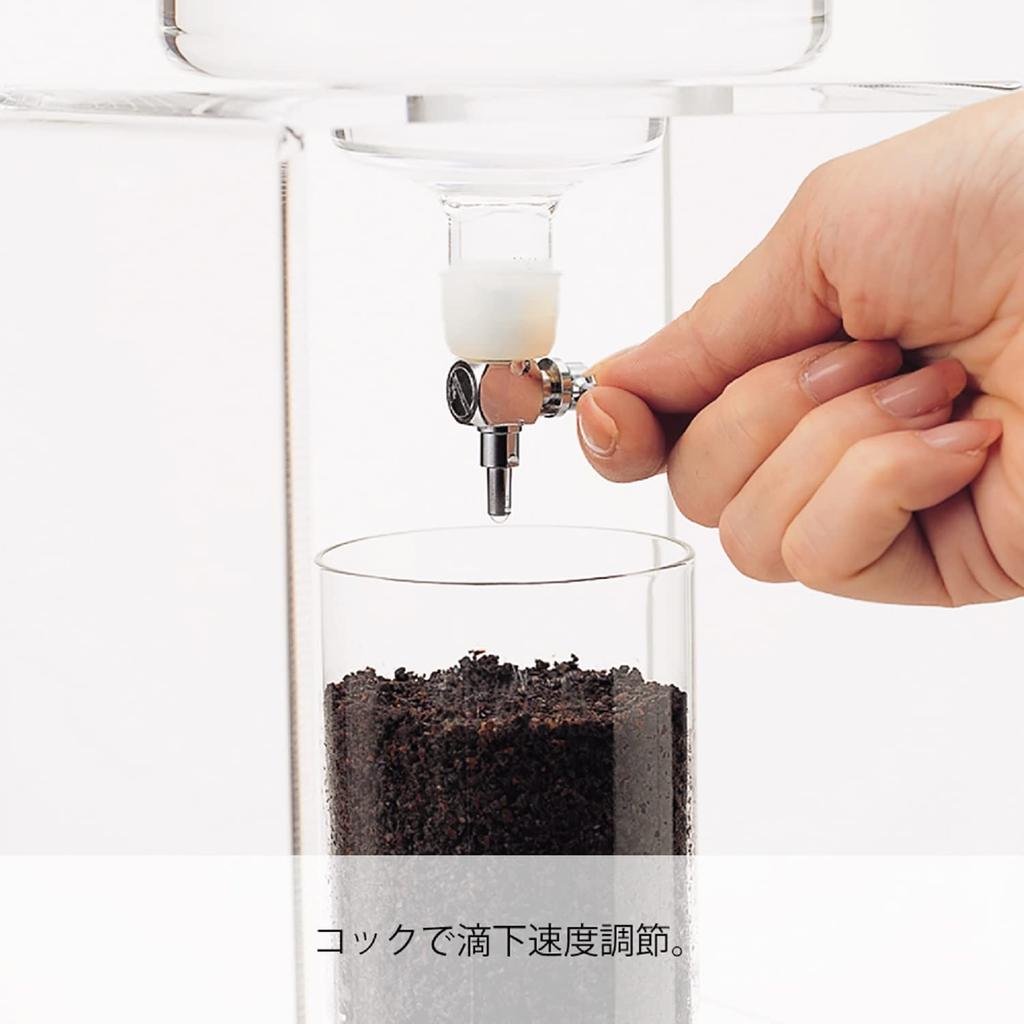 HARIO Water Cold Brew Coffee for Cups Dripper/Clear 2-6 WDCR-6