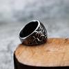 Vintage Viking Dragon Titanium Steel Ring for Men Fashion Jewelry Stainless Steel Band Unique Design