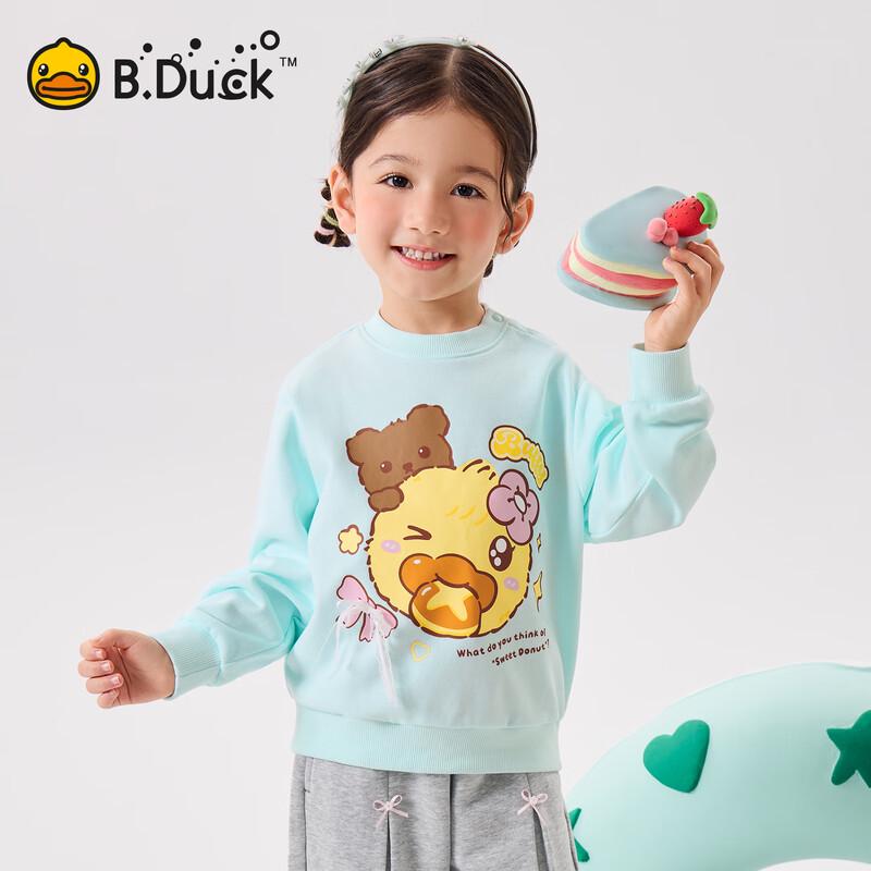 B.Duck Girls  Casual Sweatshirt 120