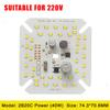 1 יחידה AC220V מודול LED לוח PCB 2835 SMD נורת מנורה שבב COB 3W 5W 7W 9W 12W 15W 18W נורת IC חכמה פנל אור 220V לבן 6000-6500K
