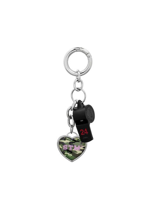 SENTIMENTS №552 [ЧЕРНЫЙ КРАСНЫЙ] 24 ЦВЕТА СВИСТОК БРЕЛОК BLACK RED