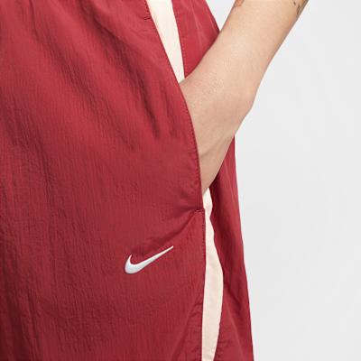 Nike Casual Pants Women's Red Moderate Straight Fit Pants