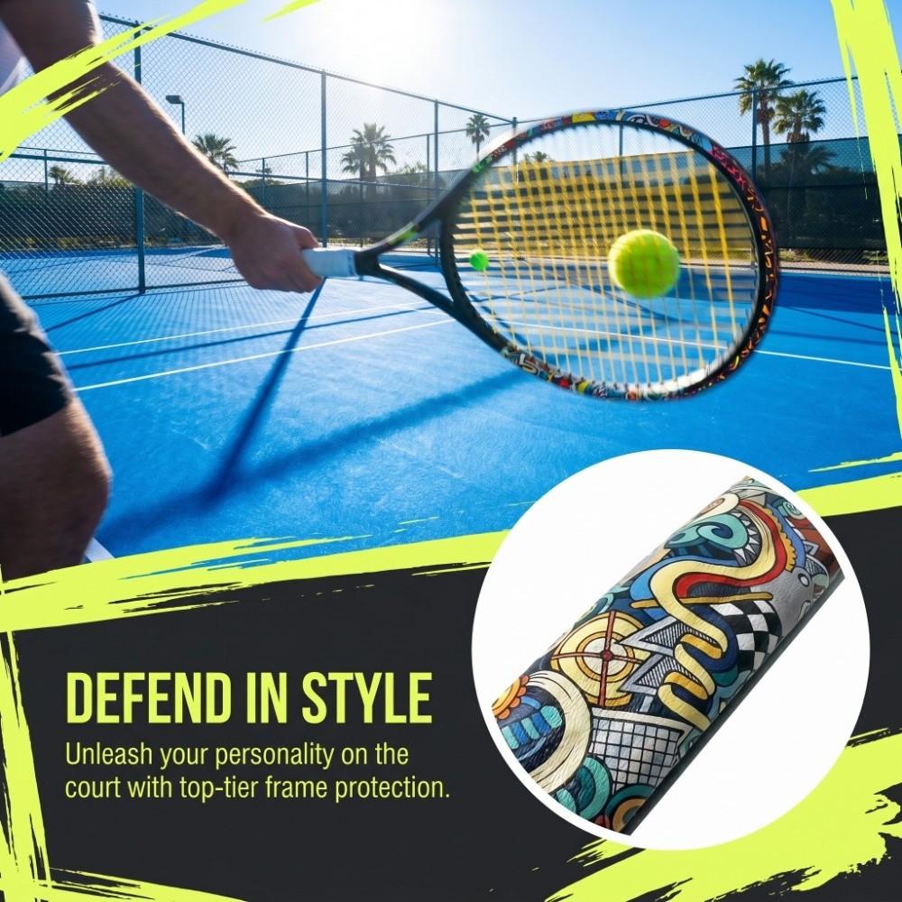 High Elastic Tennis Racket Edge Sticker Tennis Racket Frame Protective Tape Tennis Court