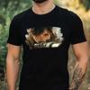 T-Shirt Men Army Anime Girl Motif Cotton Size XS To 5XL