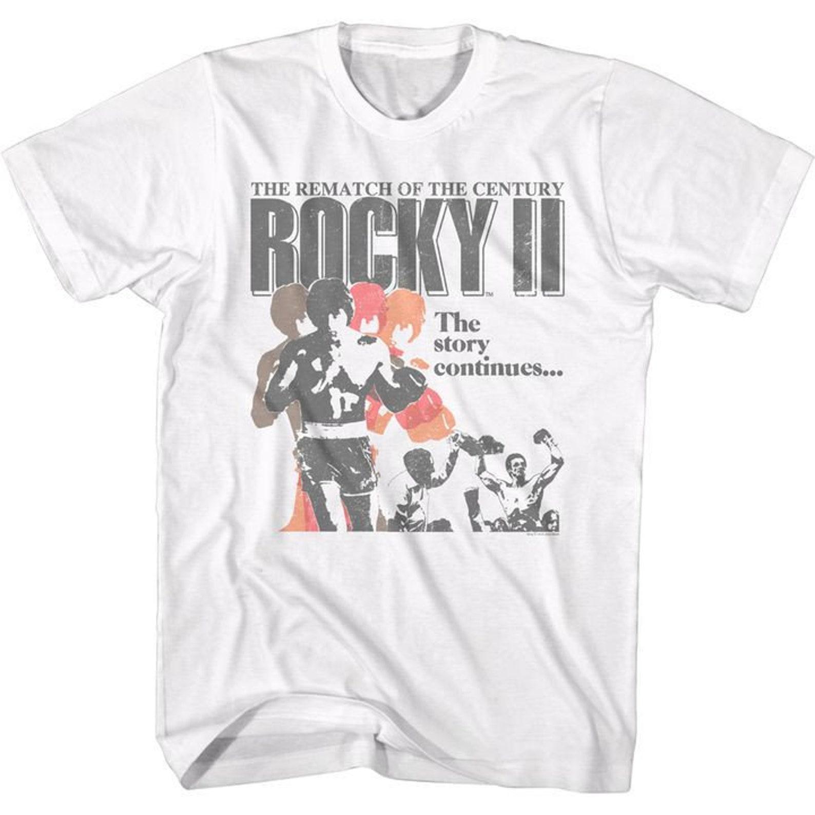 Rocky Rocky II Poster White Adult T-Shirt 2XL