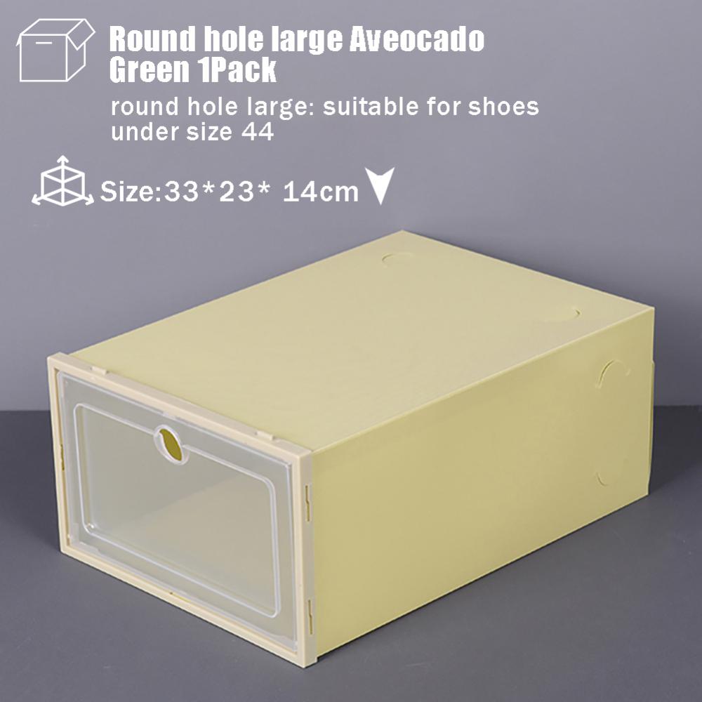 Scatola portascarpe trasparente, organizer tipo cassetto, scarpiera, scatola impilabile in plastica, contenitore separato, semplice scarpiera