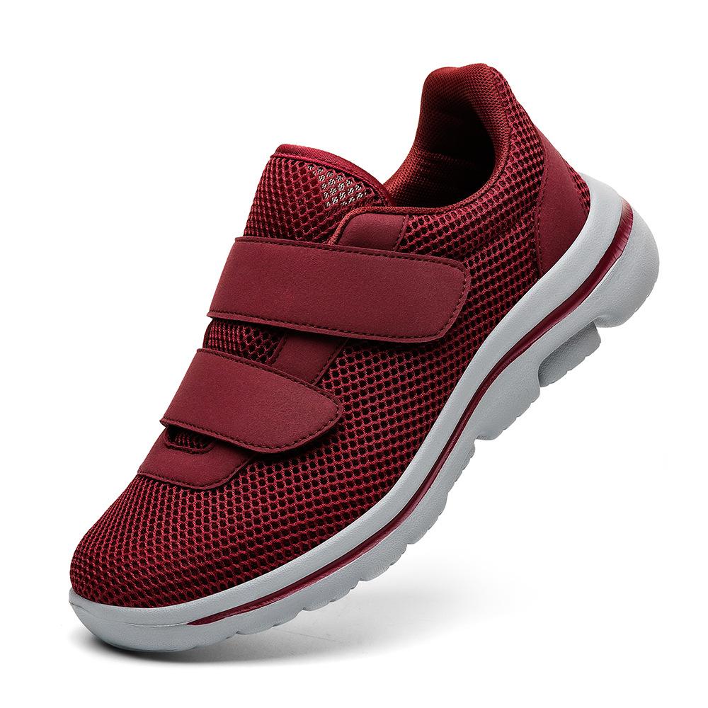 Widened Old Human Shoes Woman Diabetic Foot Swollen Shoe Breathable Mesh Thumb Valgus Puffy Fat Feet Mom Shoes