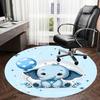 1PC Elephant Balloon Non-Slip Floor Round Carpet, Office, Family, Bedroom, Large Area Rug Indoor Rugs, Vibrant Colors-Z0437