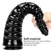 33cm velký černý anální kolík Fisting Sex Toy Slave Masturbator Realistický penis PVC Monster Dildo XXL