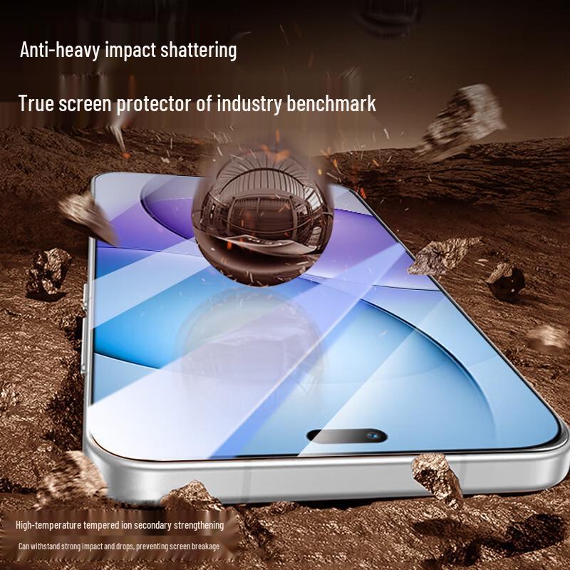 

Redmi Turbo 5 Tempered Glass Screen Protector (2-Pack)