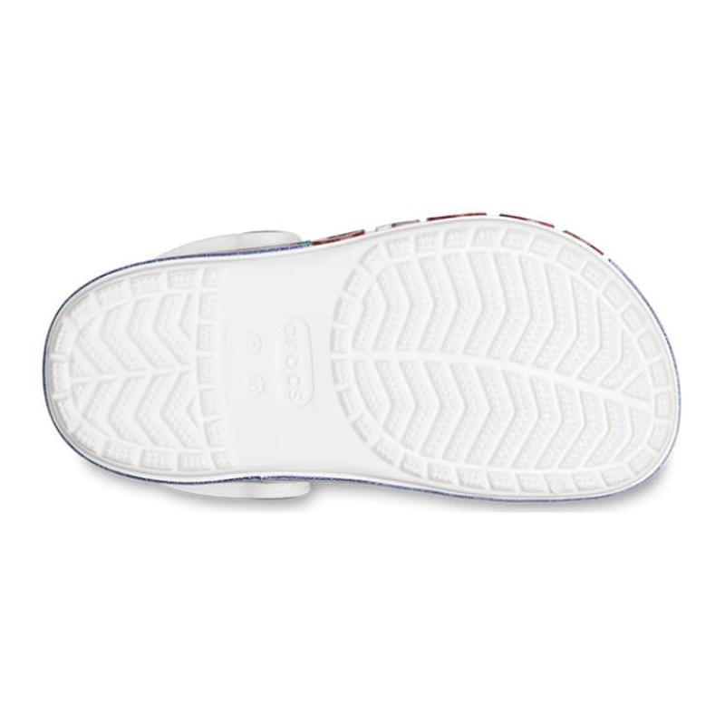 Crocs Comfortable and Casual Non-slip Shock-absorbing and Wear-resistant Children's Sandals White Children's Model