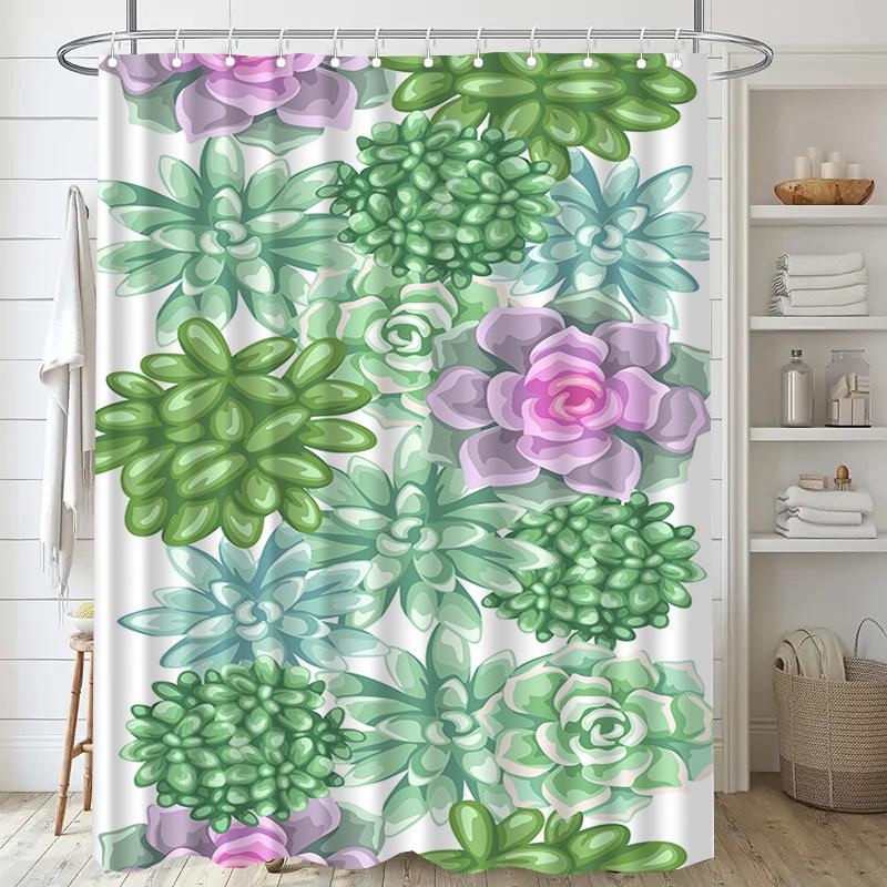 

Pumpkin Ghost Washable Dirt-Resistant Shower Curtain Shower Head Waterproof Polyester Bath Curtain For Home Decor Accessories W60H190(CM)-1 Pcs