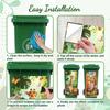 PVC Stickers Self-adhesive Decorative Stickers Decals for Trash Decoration Animals 820x380mm 2pcs/set
