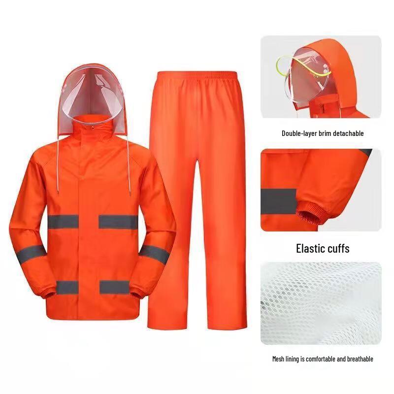 JINXIUTIANTANG Reflective Duty Raincoat Suit
