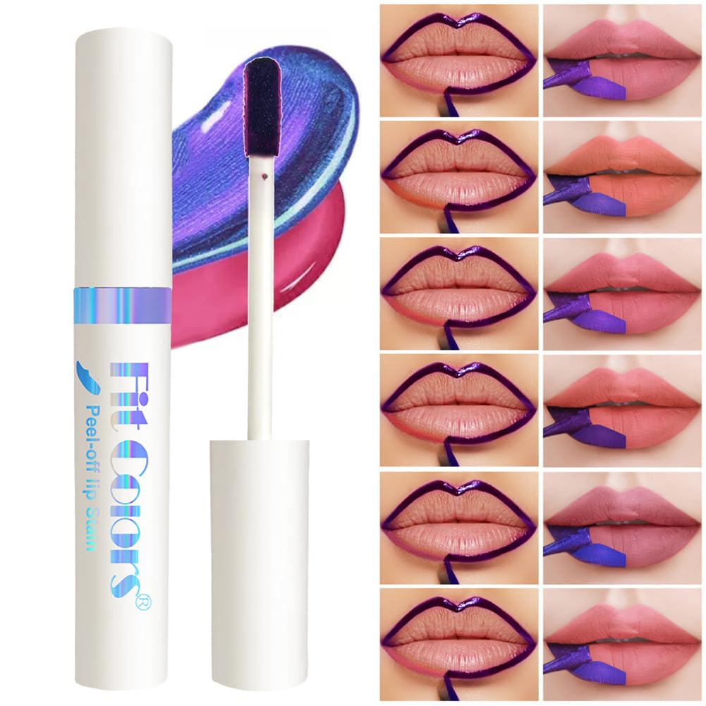 Peel-off Lip Tint  Peel-off Lip Liner  Lip Gloss  6 Natural Colors  Waterproof  Long-lasting  Additive-free  Easy Application - 05#