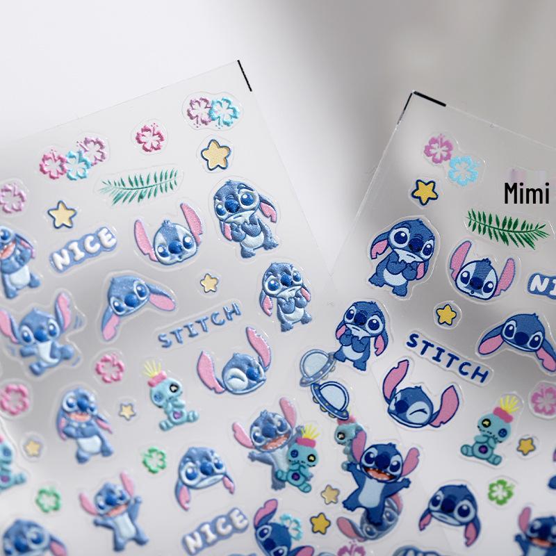 TENSOR Cartoon Thin Flexible Self-Adhesive Nail Stickers - DP Series