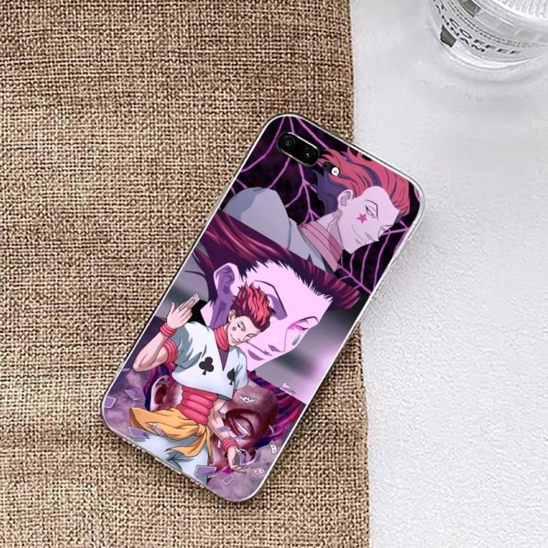 HUNTER X Hisoka Morow Phone Case For Huawei P50 P40 P30 Pro Mate 40 30 Pro Nova 8 8i Y7P Honor Transparent Phone Cover
