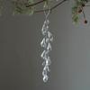 Acrylic Ice Bar Pendant Transparent Xmas Tree Hanging Icicle  Scene Arrangement