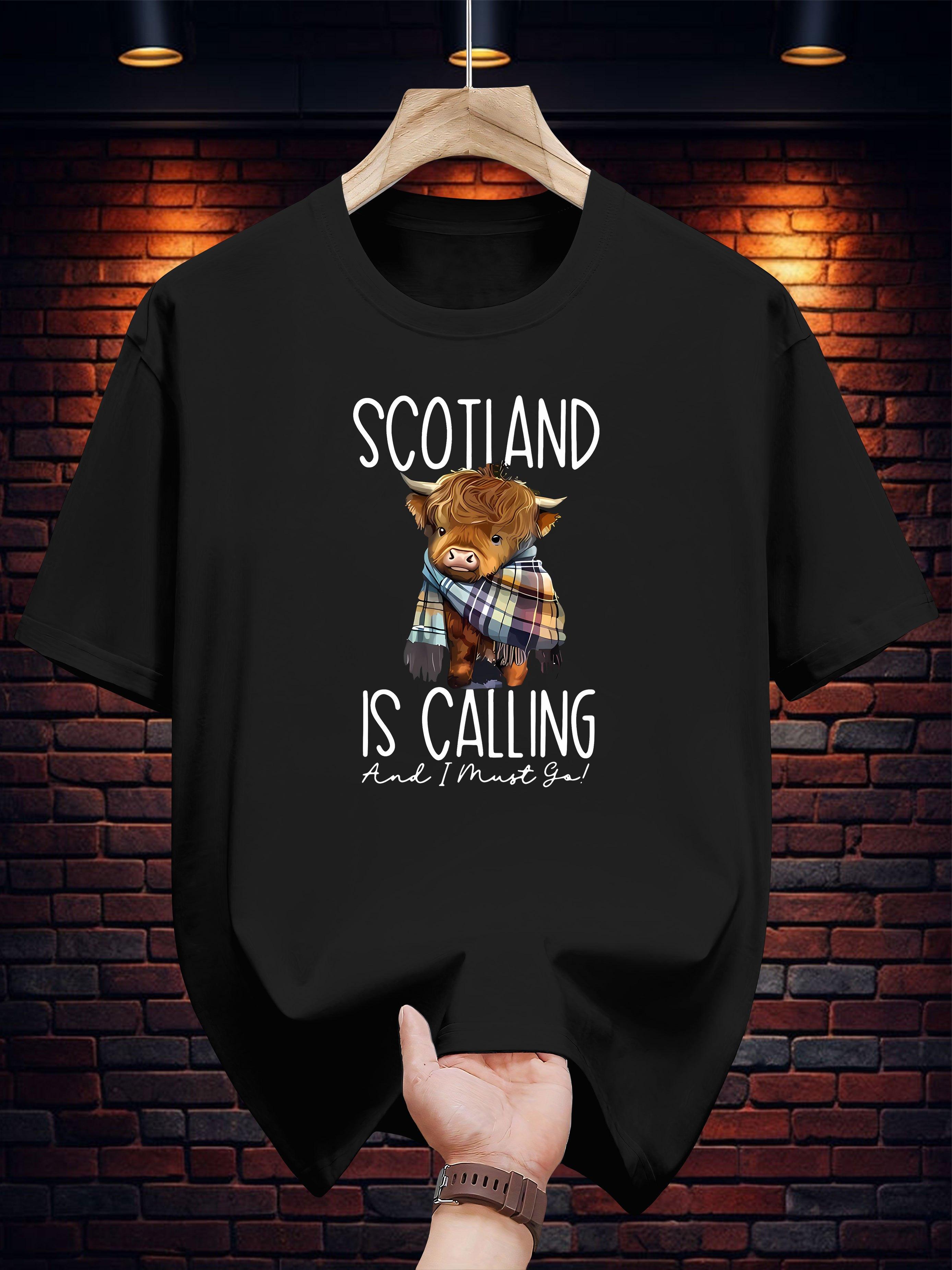 

T-shirt - Scotland is Calling Print XXXL