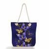 Multifunctional Butterfly Printed Thick Rope Shoulder Beach Bag Casual large capacity handbag 7614