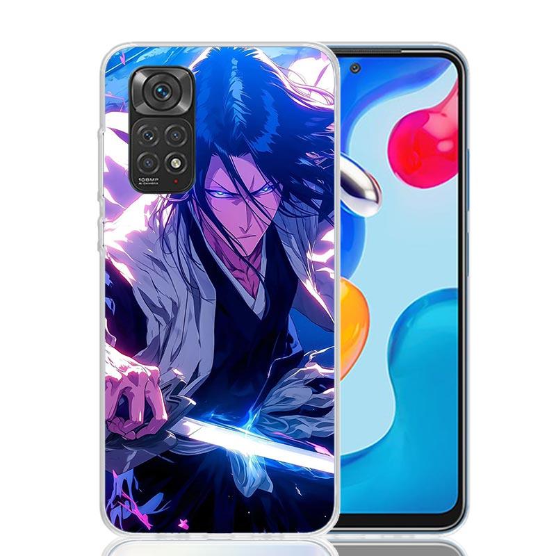 Bleach Kuchiki Byakuya Phone Case For Xiaomi Redmi Note 15 14 13 12S 12 Pro Plus 11S 11E 11 11T 10S 10 Art Soft Pattern Cover Re
