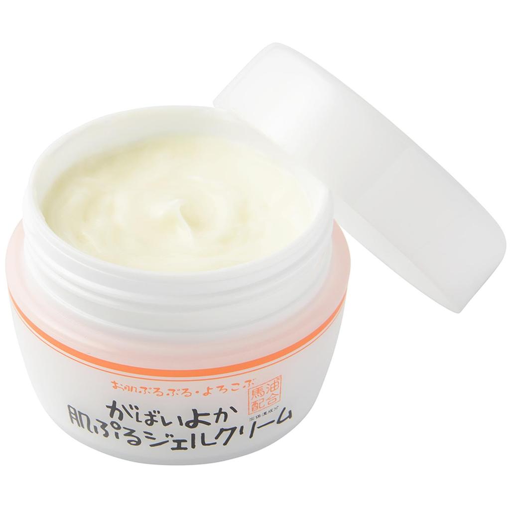 Gabayoka Skin Puru Gel Horse Hyaluronic Vitamin C Retinol 8 Beauty Dry Skincare Cream, 100g, All-in-One, Oil, Placenta, Acid, Collagen, Derivative,