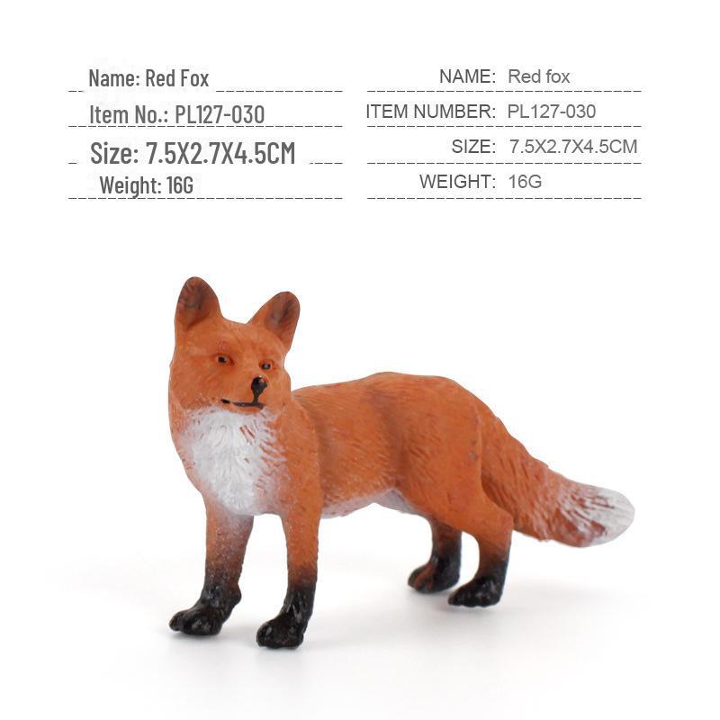 "Forest Animal Series: Beaver, Anteater, Squirrel, Monkey, Rabbit, Deer, Fox Models for Cross-Border Export"