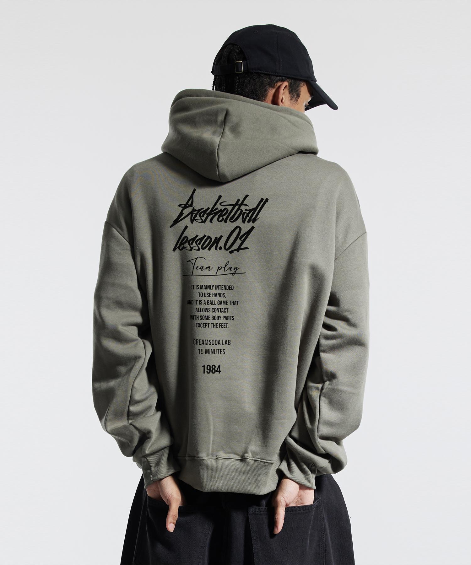 Cream Soda Lab Quarter Teamplay Khaki Black Hoodie Kimo M(1)