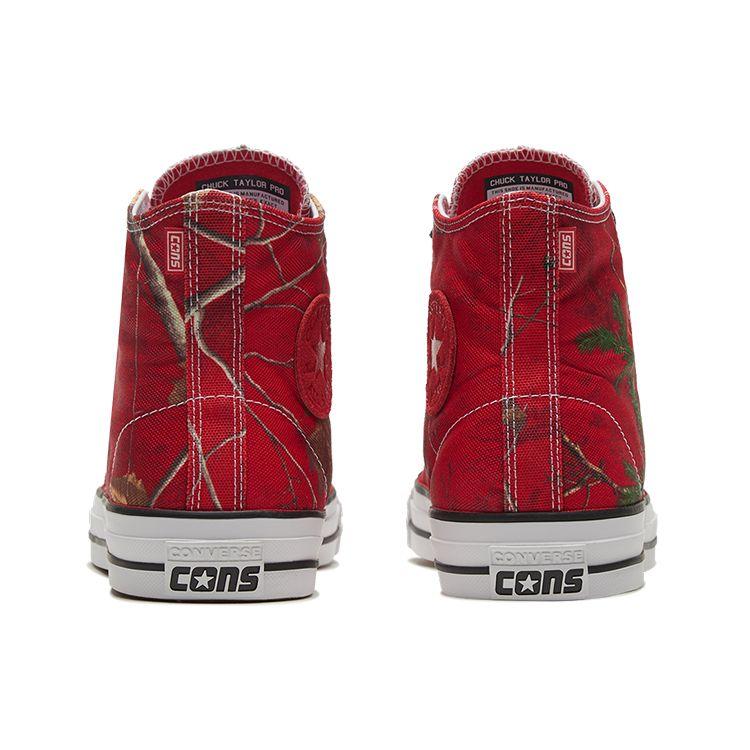 Converse Chuck Taylor All Star Pro High Top Canvas Shoes Unisex Sneakers Red Leaf 169483C