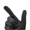 Training wear padded touchscreen fitted size M gloves, compatible, cold-weather protection, design, 32JYB609, black,