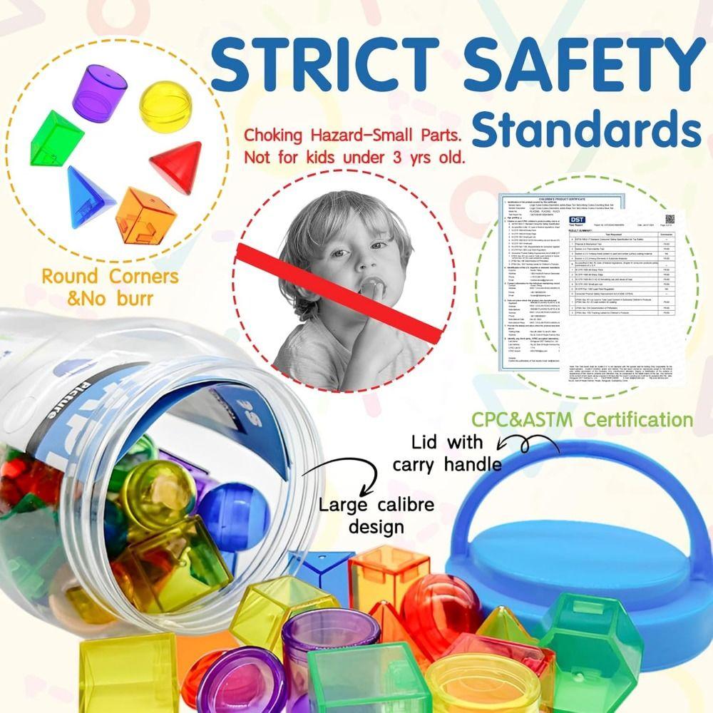 Translucent Kid Montessori Toy Creative Sensory Learning Toy Montessori Table Toys  Home Playroom