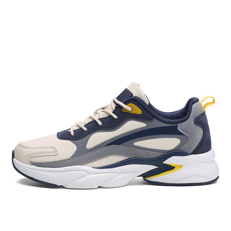 Men's comfortable outdoor four season casual breathable fashion sneakers light soft-sole speed running shoes racing sports shoes