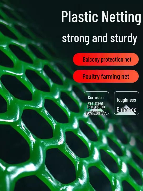 Dickes grünes Plastiknetzzuchtnetz für Geflügel und Bienen