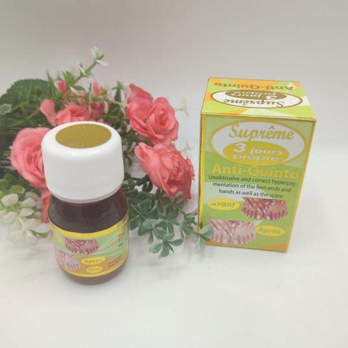 Lotion Anti-Quinto Hyperpigmentation SUPREME 3 JOURS PROPRE | Correcteur pour Pieds, Mains & Cicatrices