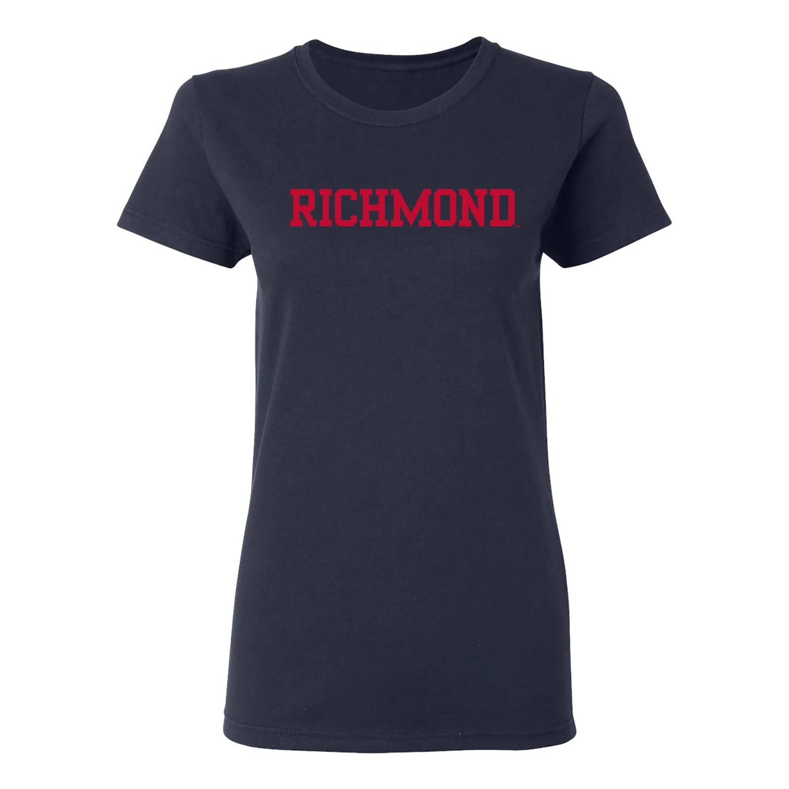 Richmond Spiders Basic Block Womens T Shirt - Navy S