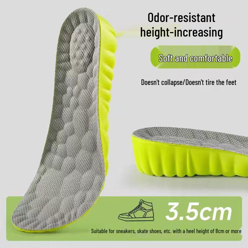 Wkładki Popcorn Boost Zwiększające Wzrost: Niewidoczne, Oddychające, Pochłaniające pot, Nieodkształcające się, dla Mężczyzn i Kobiet