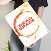 Dead Space Game Logo Metal Wall Art Decorative Iron Painting for Home Office Room Decoration