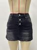 2025 Sexy Retro Denim Mini Skirt: Loose, Slimming, Stylish Women's Fashion