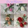 Artificial Rose Bouquet Wedding Photography Prop With Long Stems For Event Decor