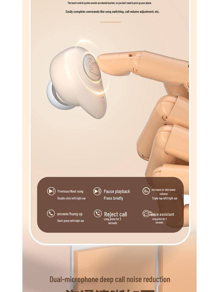 True Wireless Bluetooth In-Ear Sports Earphones with Digital Display