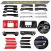 Exterior Side Door Handle Tailgate Cover Trim Fit For Toyota Tundra -2024