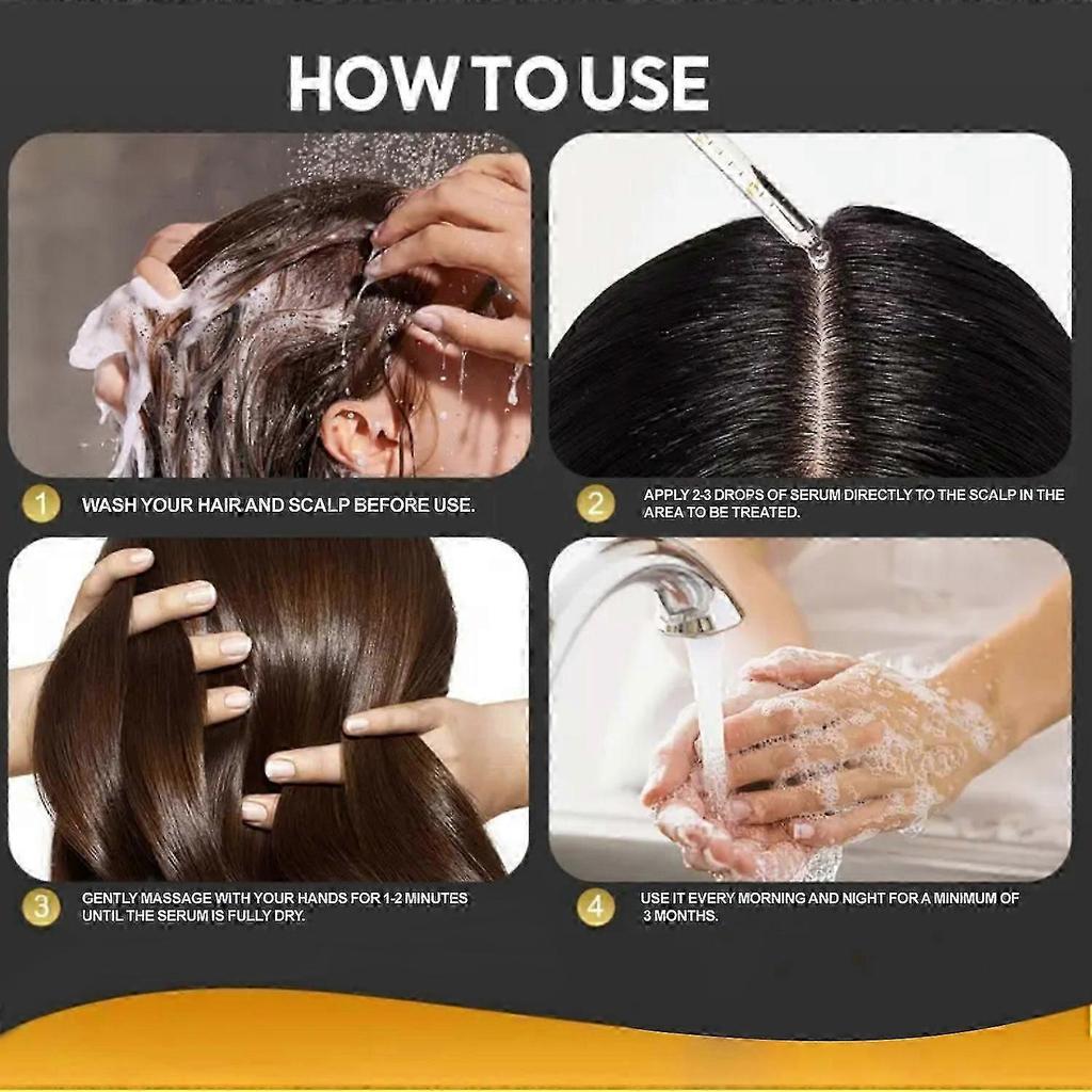 Hair Growth Serum with Biotin, Reduces Hair Loss, Nourishes Scalp & Strengthens Hair Follicles, Anti-Hair Fall Treatment for Men & Women, 60ml