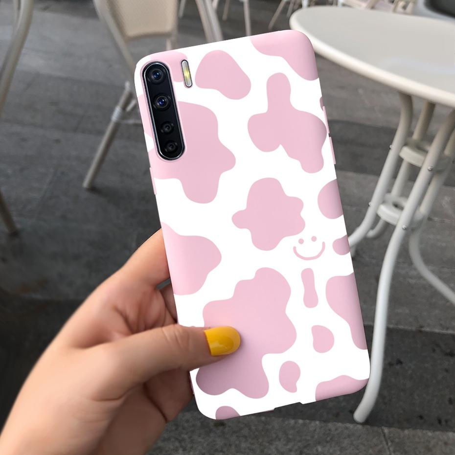 For OPPO A91 Case Oppo F15 CPH2001 CPH2021 Lovely Printing Jelly Silicone Soft Phone Back Cover Cases For Oppo Reno3 CPH2043