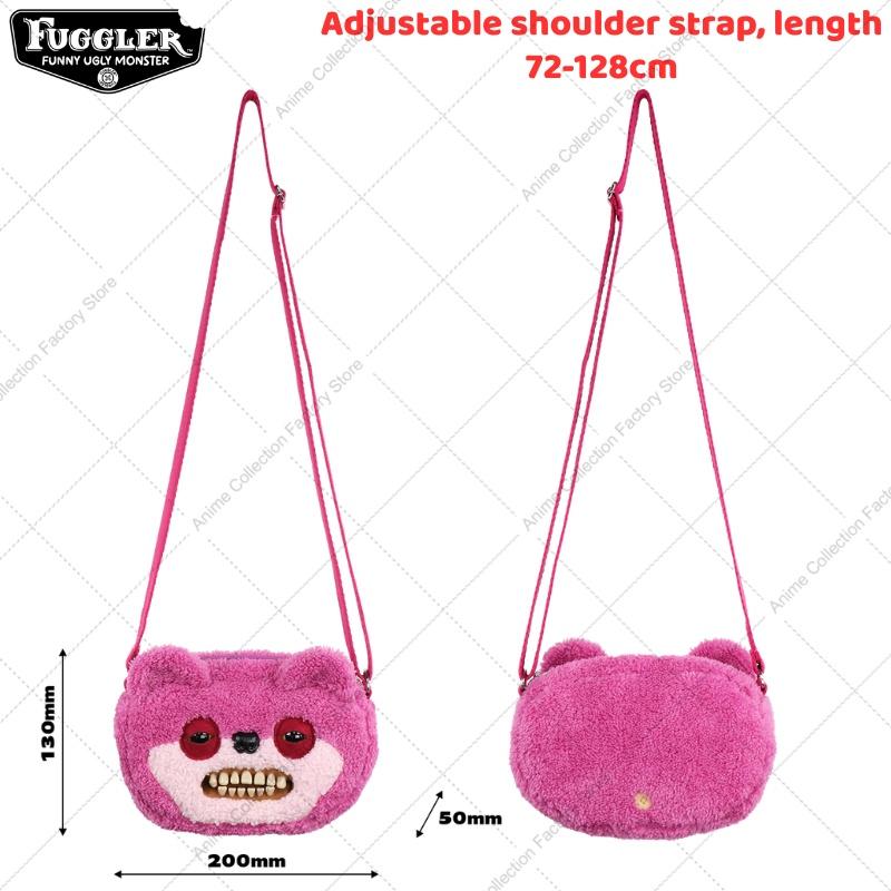 Funny Ugly Teeth Monsters Plush Toys Shoulder Bag Fugglers Wide Eyed Weirdo Sphynx Cat Sir Belch Peluche Doll