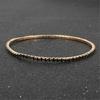 9Pcs Stackable Elastic Crystal Bead Bracelet Rhinestones Handchain Fashionable Stretch Wristchains Jewelry for Women