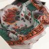 New Retro Flower Silk Scarf Sunscreen Shawl Romantic Flower Scarf Simulation Silk 71cm Square Scarf Professional Scarf Women