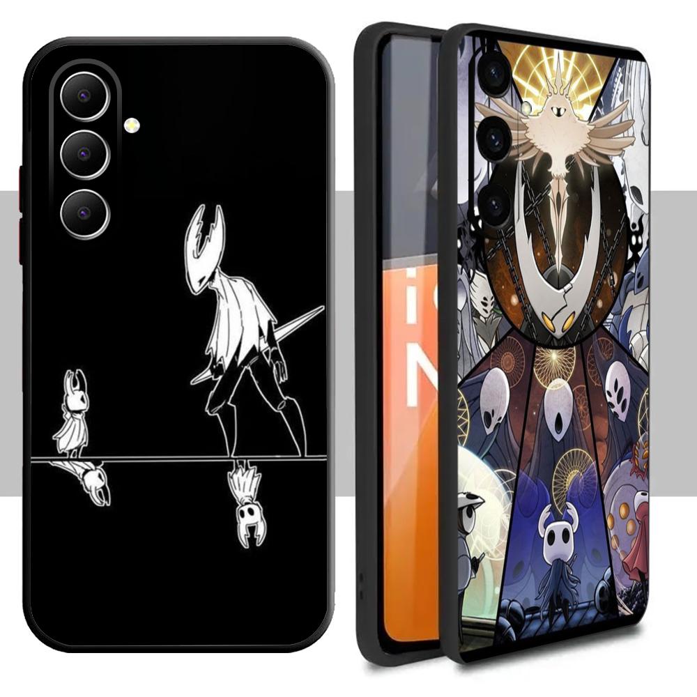 Super fashion Hollow Knights game Phone Case For Samsung Galaxy S26 S25 S24 S23 S22 S21 Plus Ultra Note20 Soft Black